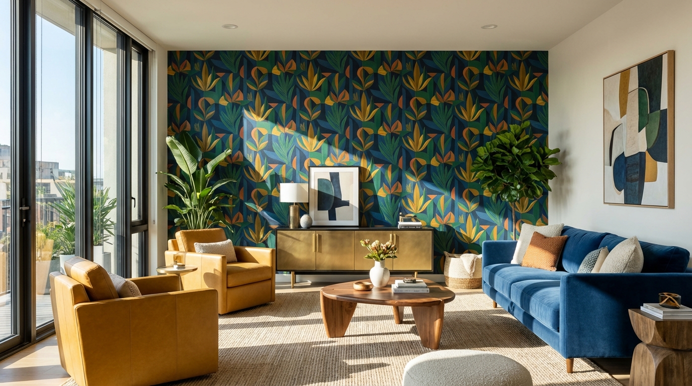 découvrez nos conseils pour choisir le papier peint parfait qui transformera votre salon en un espace élégant et accueillant.