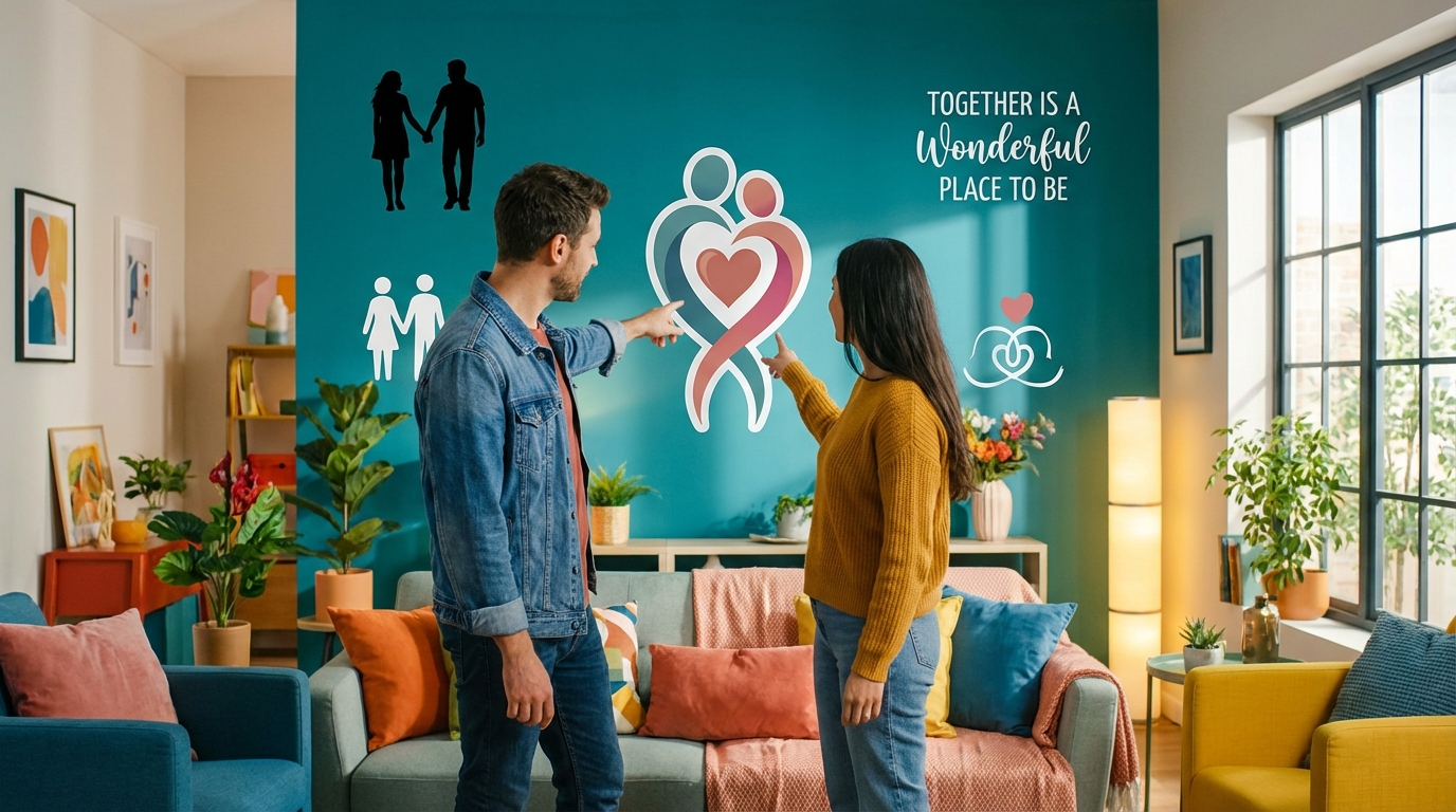 découvrez comment sélectionner le sticker couple parfait pour sublimer et personnaliser votre décoration intérieure avec style et originalité.