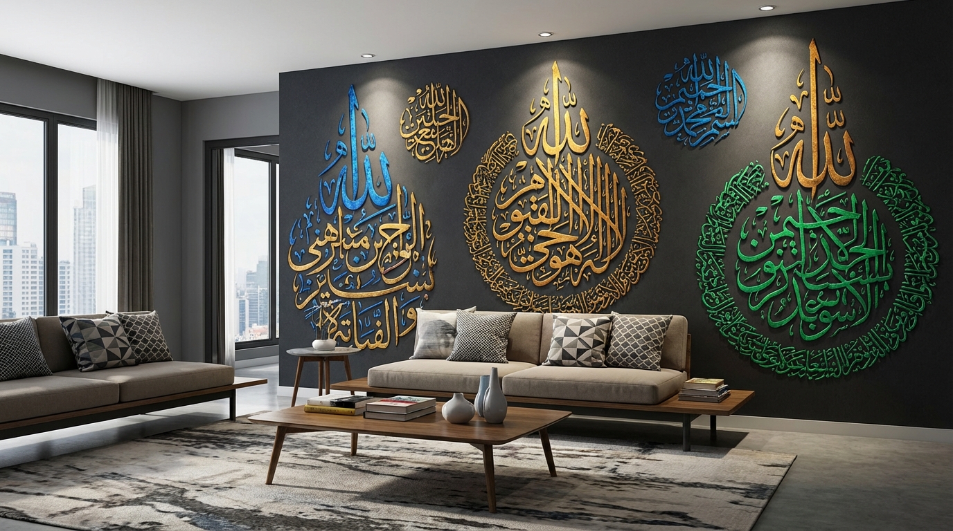 explorez l'art magnifique des stickers calligraphie coranique pour embellir et personnaliser votre intérieur avec élégance et spiritualité.