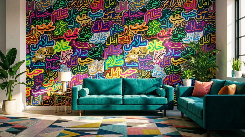 explorez l'art élégant des stickers de calligraphie coranique pour embellir votre intérieur avec une touche spirituelle et artistique unique.