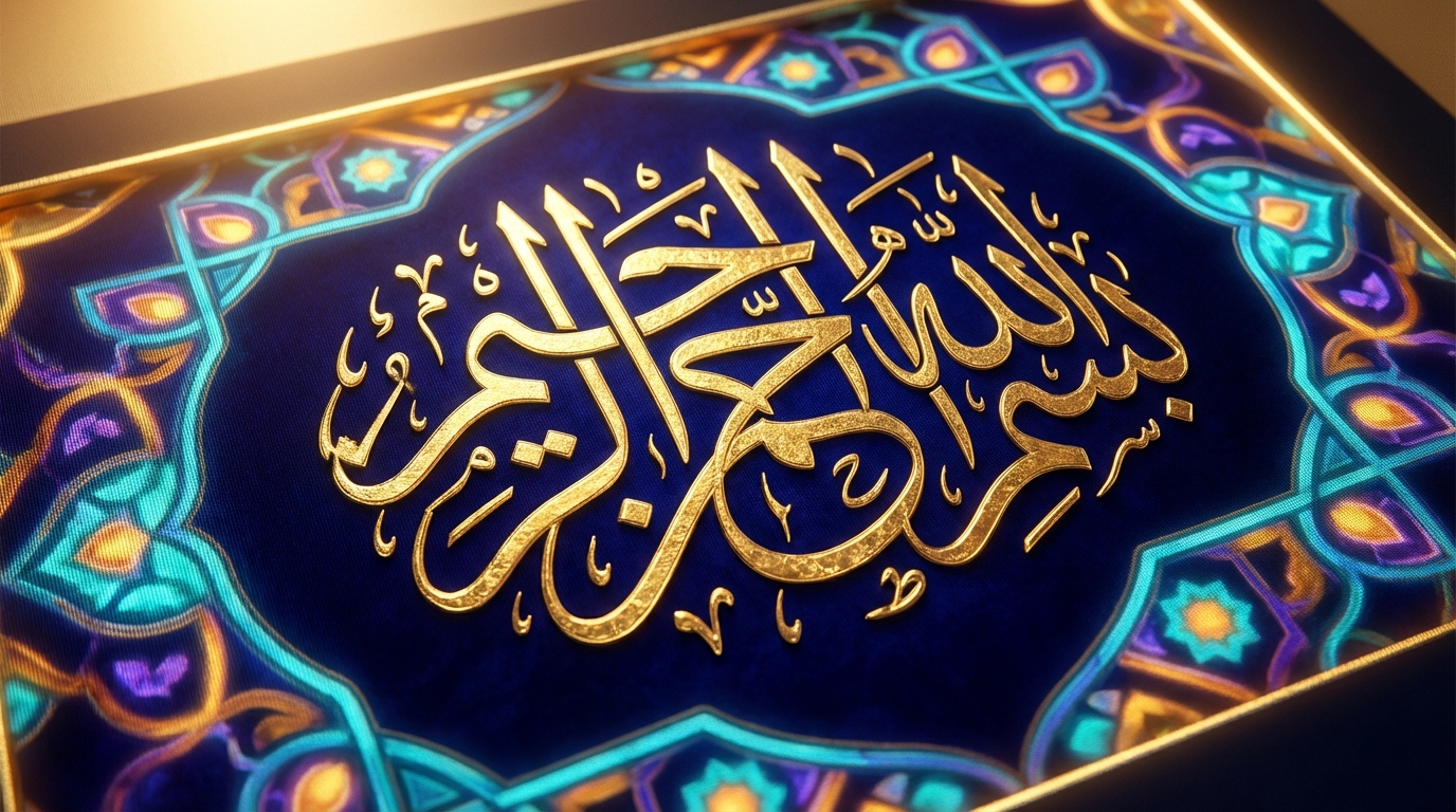 téléchargez gratuitement une affiche bismillah prête à imprimer. découvrez des designs élégants et inspirants pour embellir votre espace.