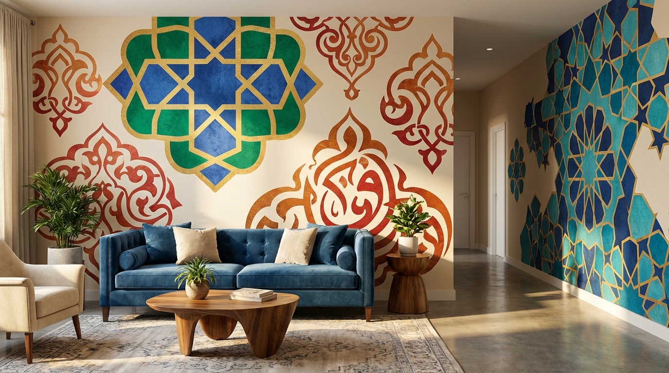 découvrez nos stickers muraux islamiques pour embellir votre intérieur avec des motifs spirituels élégants et apaisants, parfaits pour créer une atmosphère harmonieuse.