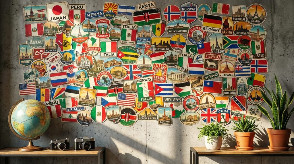 découvrez tout sur les stickers pays : types, utilisations créatives et conseils pour personnaliser vos objets avec style.