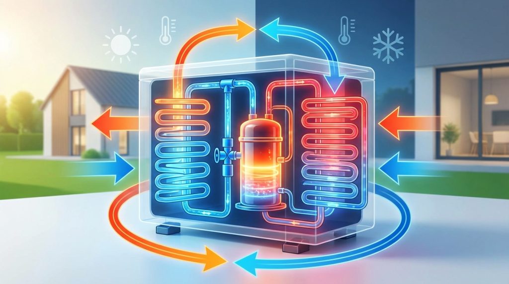 découvrez comment fonctionne une pompe à chaleur réversible, ses avantages pour le chauffage et la climatisation, et pourquoi elle est un choix économique et écologique pour votre maison.