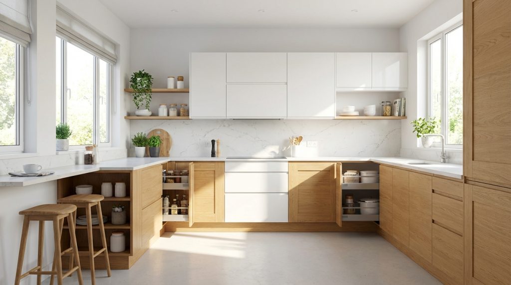 découvrez les avantages de la cuisine en u, une solution idéale pour optimiser l'espace et améliorer l'efficacité dans votre espace culinaire.