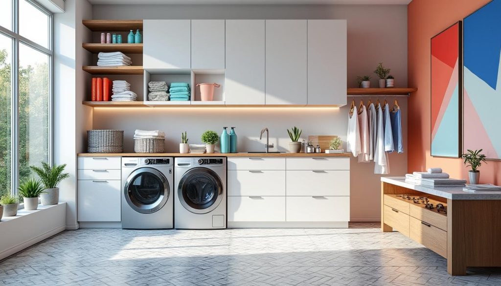 découvrez nos conseils pour aménager une buanderie fonctionnelle et esthétique, alliant praticité et style pour optimiser votre espace de lavage.