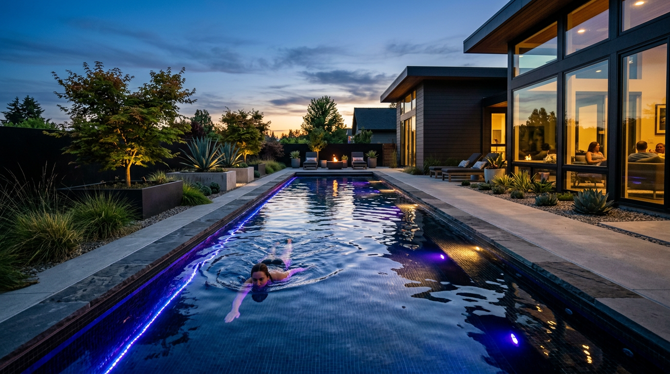 découvrez les avantages d'un couloir de nage pour votre piscine : espace optimisé, exercice sportif efficace et design moderne adaptés à tous les espaces.