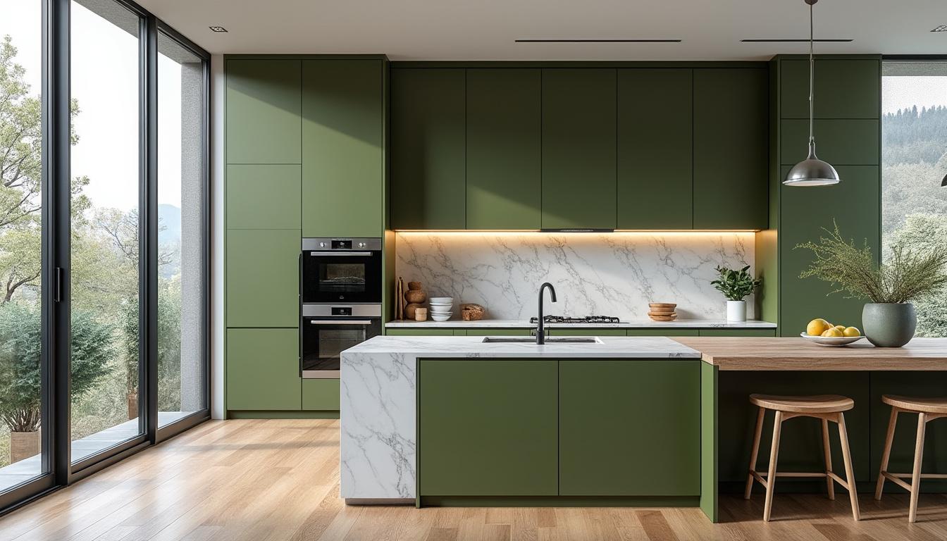 découvrez comment choisir et appliquer la peinture vert olive en cuisine pour créer une ambiance chaleureuse et tendance. nos conseils pratiques pour un résultat réussi.