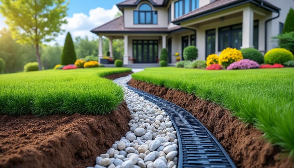 découvrez les astuces et techniques essentielles pour garantir un drainage efficace autour de votre maison et protéger vos fondations des infiltrations d'eau.