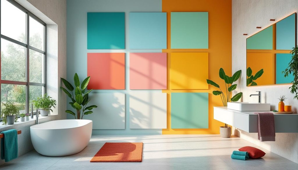 découvrez nos conseils pour choisir la couleur idéale pour votre salle de bain et créer un espace à la fois esthétique et harmonieux.