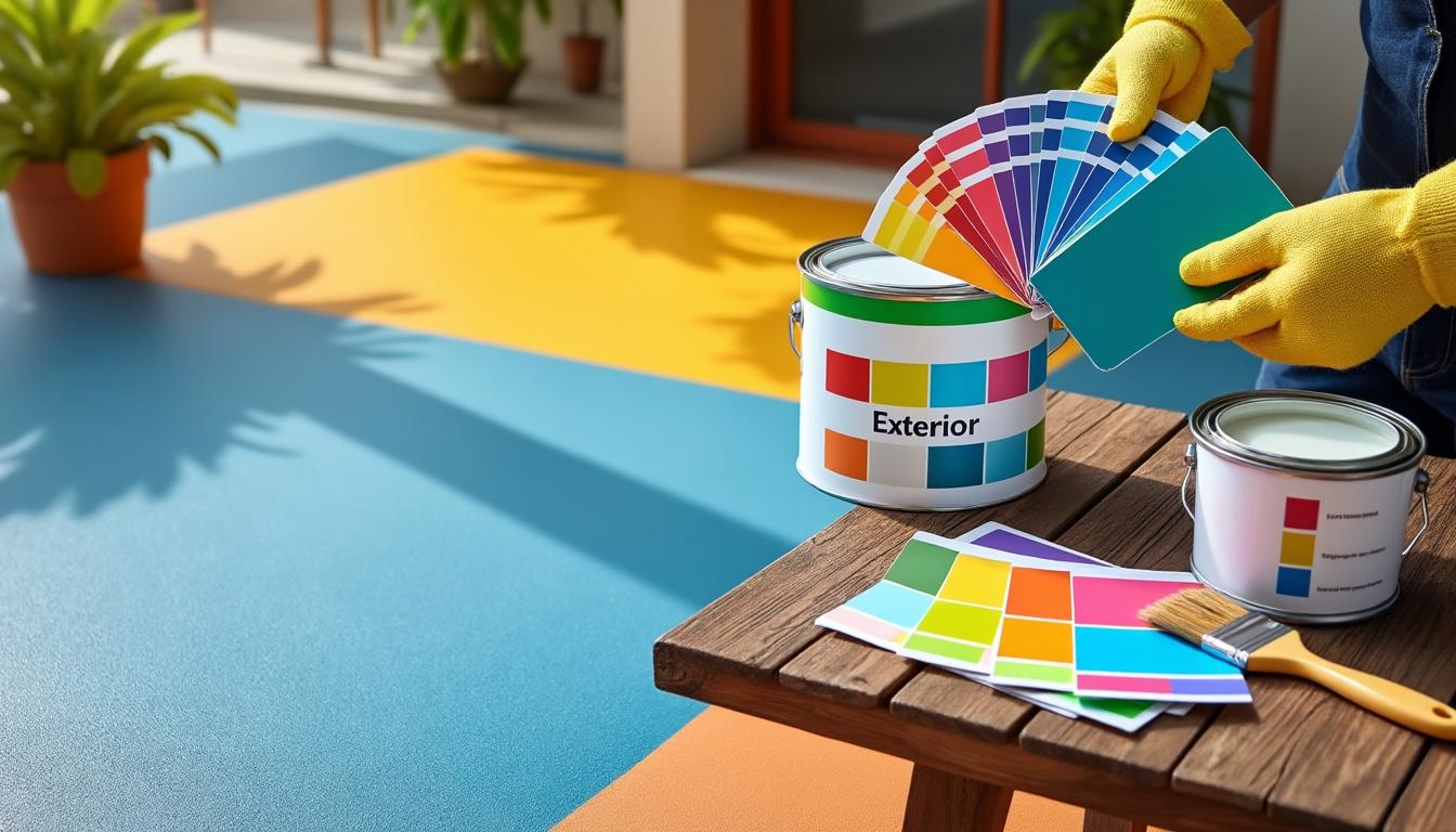 découvrez comment choisir la peinture extérieure parfaite pour garantir la durabilité et la résistance de votre sol en béton face aux intempéries et à l'usure.