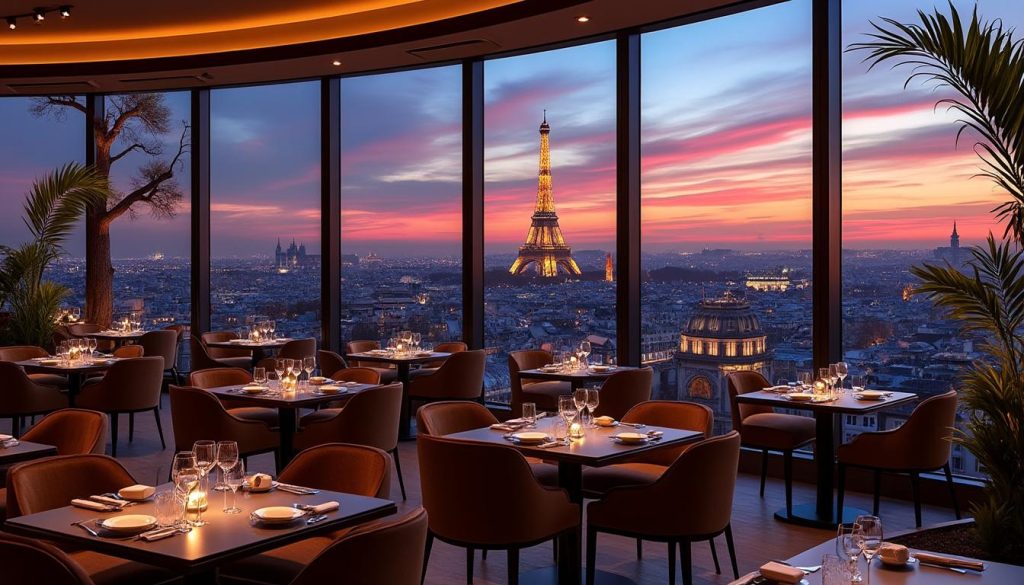 découvrez le ciel de paris, un restaurant offrant une expérience gastronomique unique avec une vue imprenable sur la capitale. savourez des plats raffinés dans un cadre élégant et convivial.