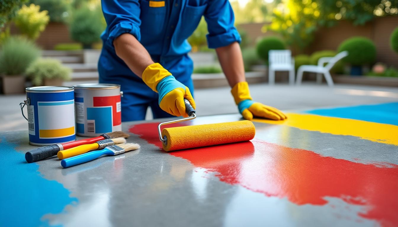 découvrez notre guide complet pour peindre un sol extérieur en béton. apprenez toutes les étapes et astuces pour un rendu durable et esthétique qui résiste aux intempéries.