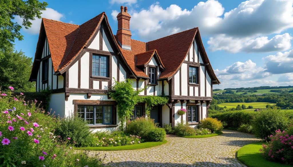 découvrez l'histoire, les caractéristiques et les éléments clés de l'architecture traditionnelle de la maison normande, symbole du patrimoine normand.