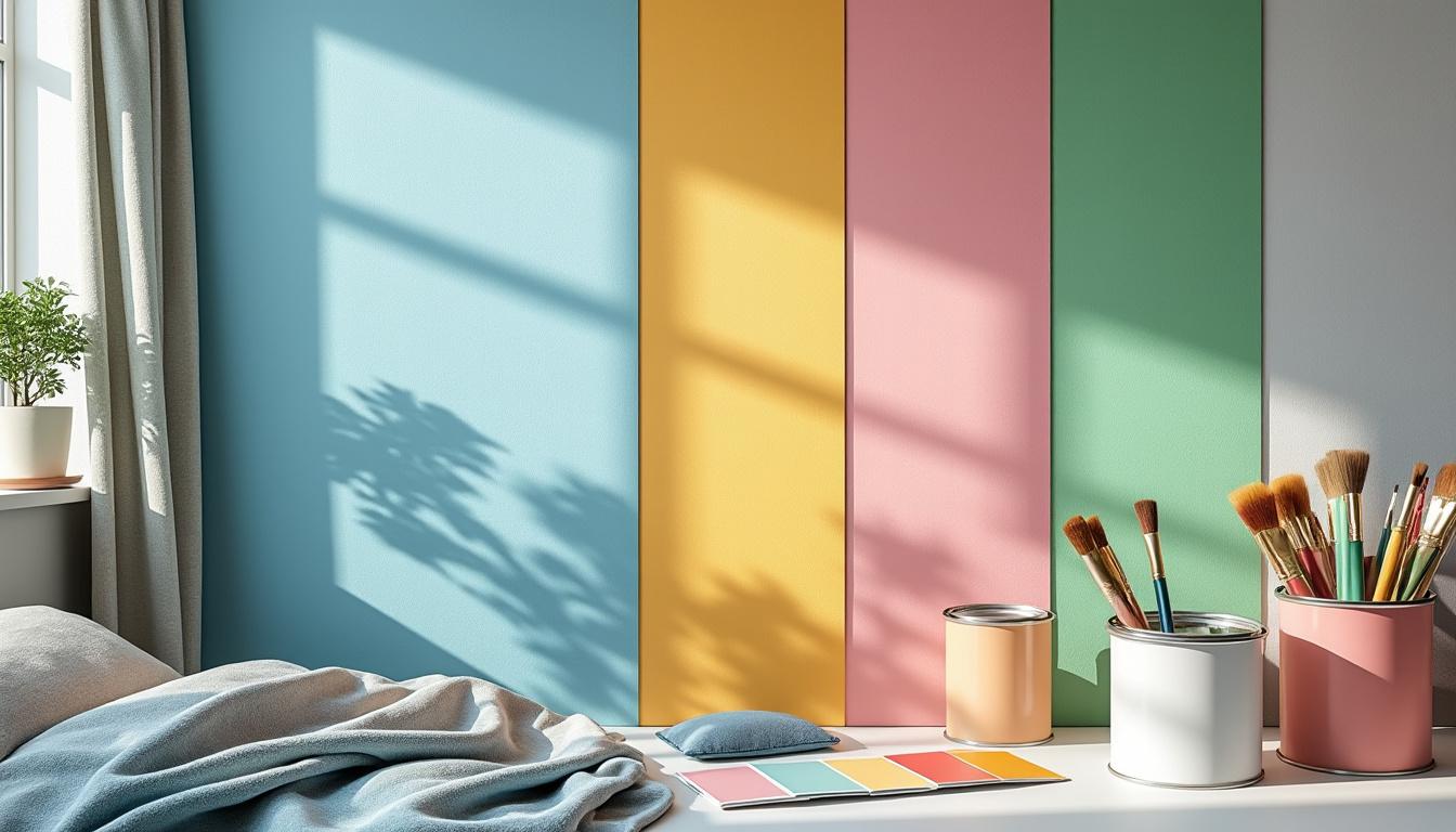découvrez nos conseils pour choisir la peinture idéale qui sublimera votre chambre à coucher, en accord avec votre style et vos besoins de confort.
