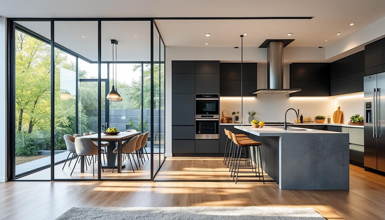 découvrez comment intégrer une verrière dans votre cuisine pour optimiser l'espace, apporter de la lumière et créer une ambiance moderne et conviviale.