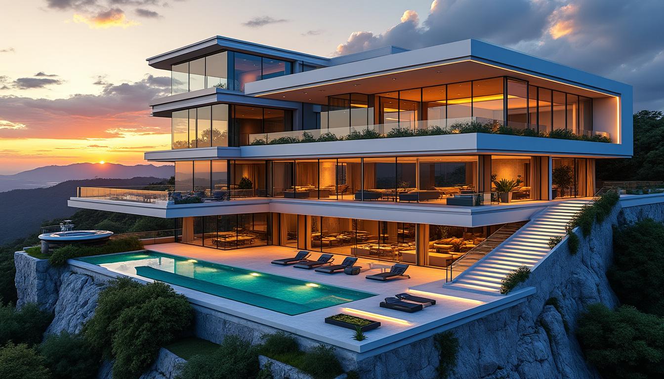 explorez les maisons les plus luxueuses du monde et découvrez leurs caractéristiques uniques, leur architecture exceptionnelle et les détails qui les rendent si prestigieuses.