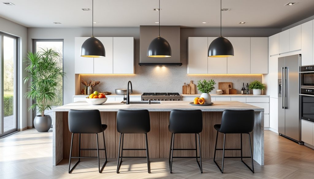 découvrez les avantages d’un îlot central dans une cuisine moderne : espace optimisé, convivialité et design contemporain pour un intérieur fonctionnel et élégant.