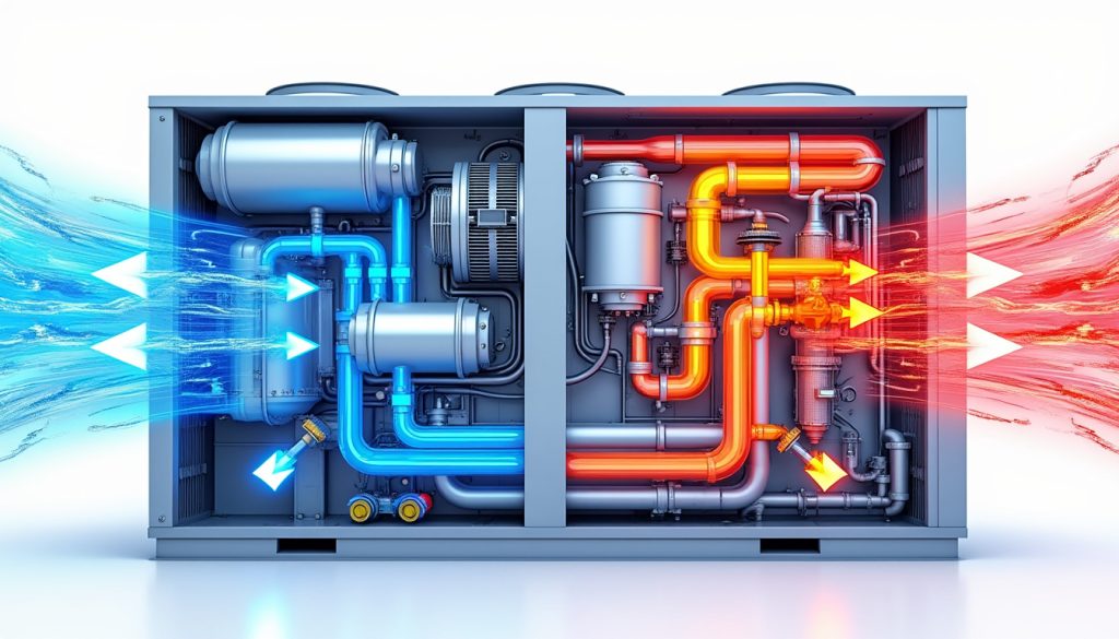 découvrez le fonctionnement d'une pompe à chaleur réversible, un système efficace pour chauffer et rafraîchir votre logement tout en réalisant des économies d'énergie.