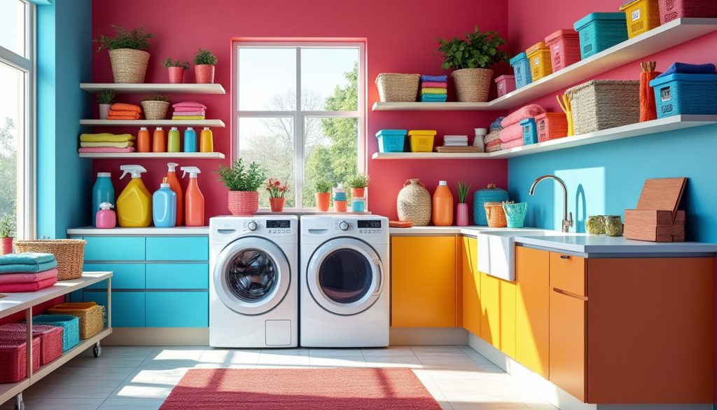 découvrez des idées pratiques pour aménager une buanderie fonctionnelle, optimisant l'espace et facilitant l'organisation de votre linge au quotidien.