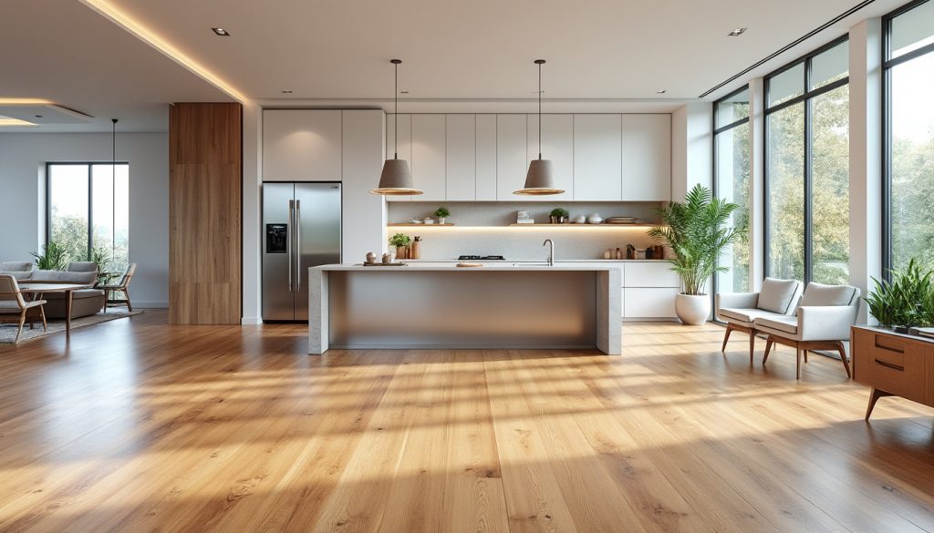 découvrez comment choisir le sol idéal pour une cuisine à la fois pratique et esthétique, alliant durabilité, style et facilité d'entretien.